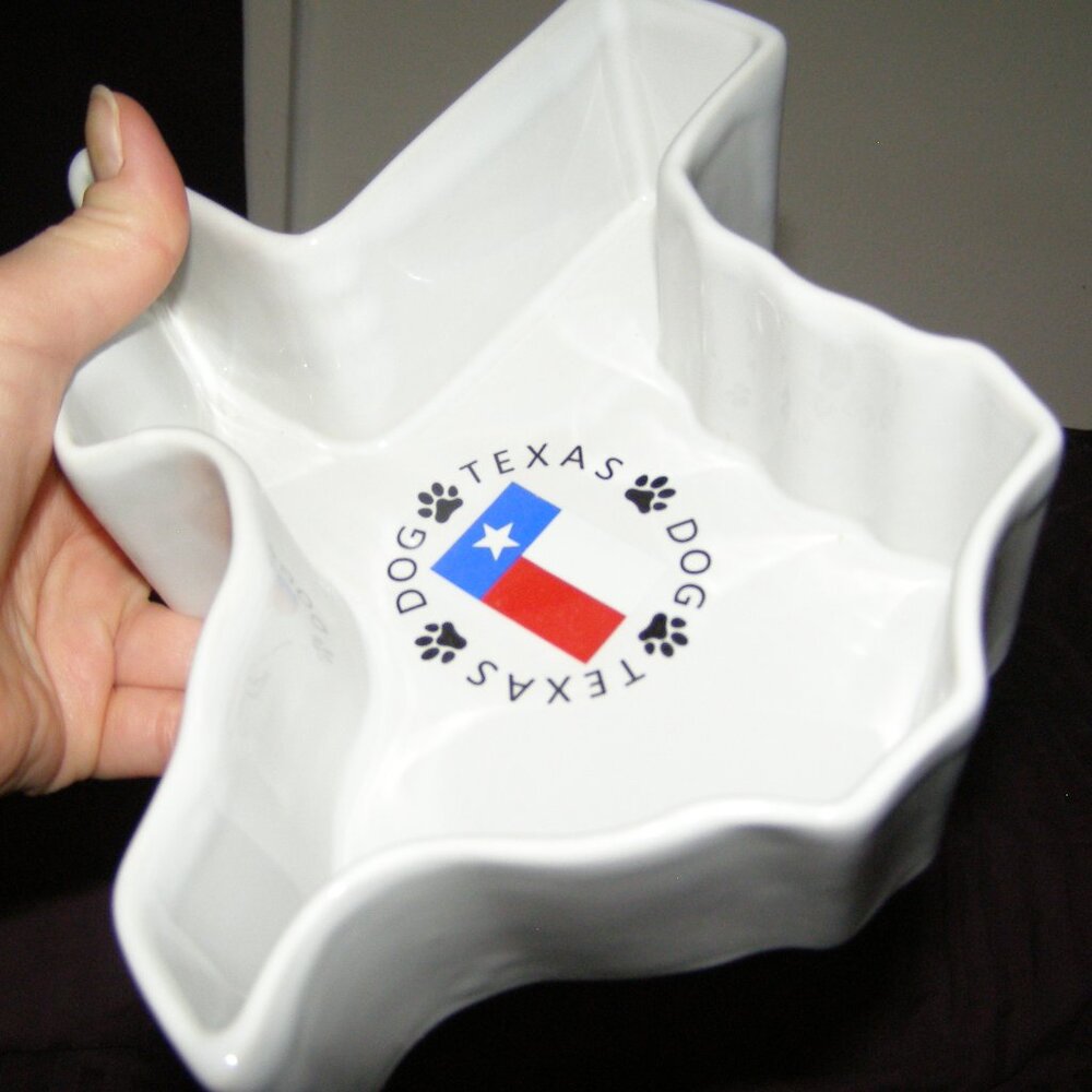 NEW Texas Shaped Dog Bowl Trinket Tray Great GIFT - Picture 10 of 10